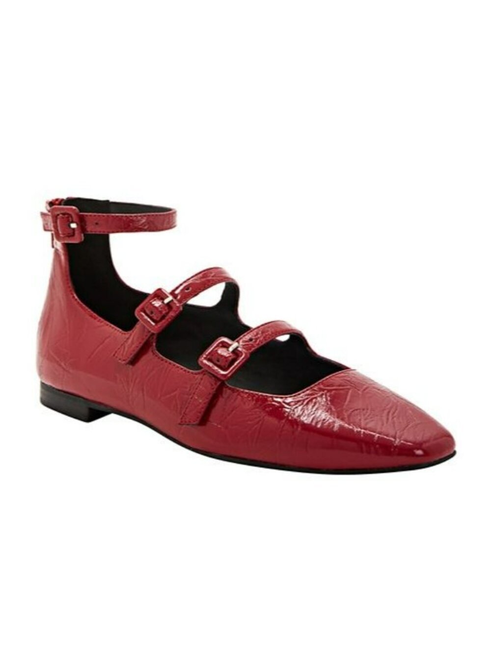 Katy Perry Confidant Mary Jane Women's Flats in Crimson Red Size 7.5 (MSRP $98)